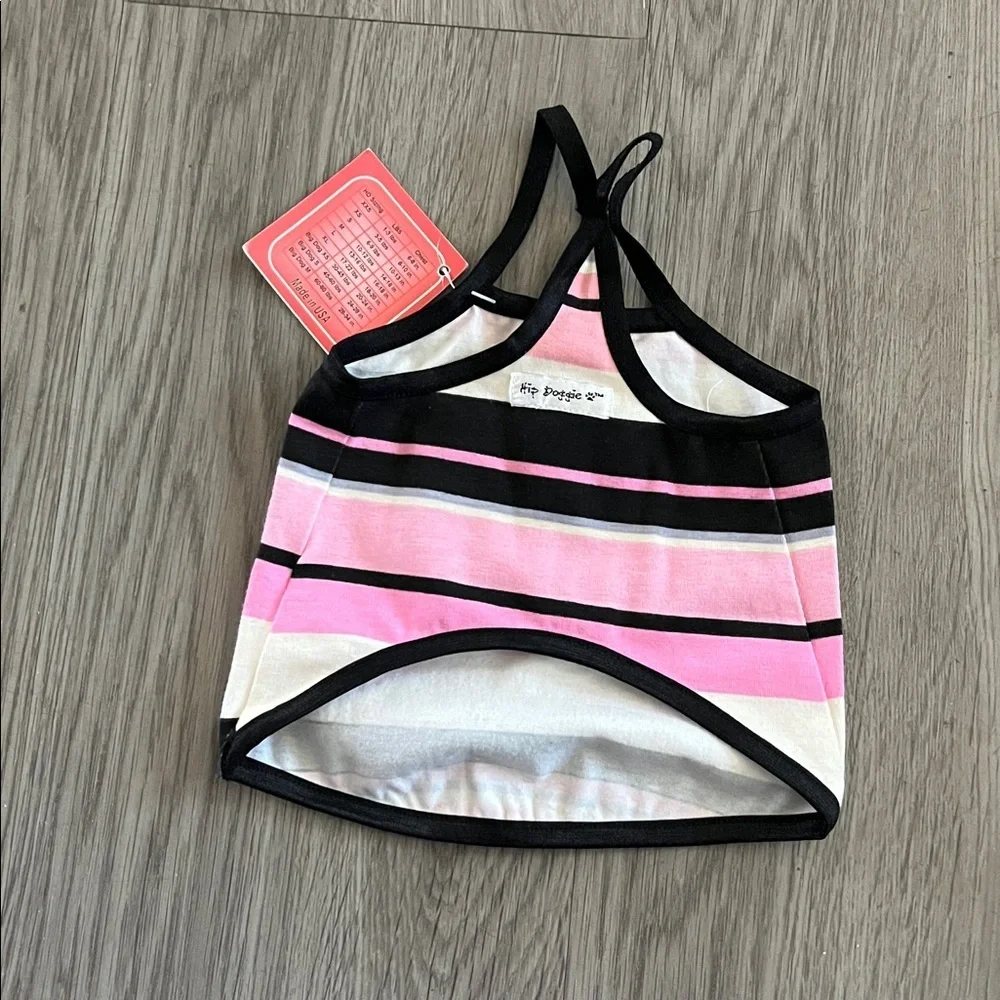 Doggy Striped Ladybug Bag - Pink and Black